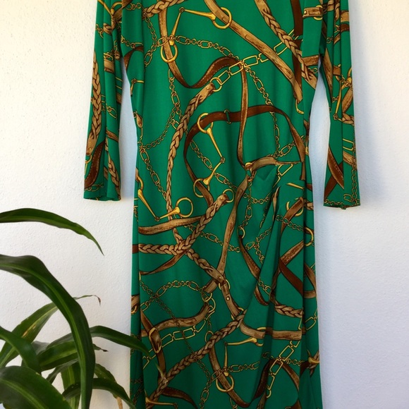 Ralph Lauren Emerald Chain Dress - Picture 3 of 6